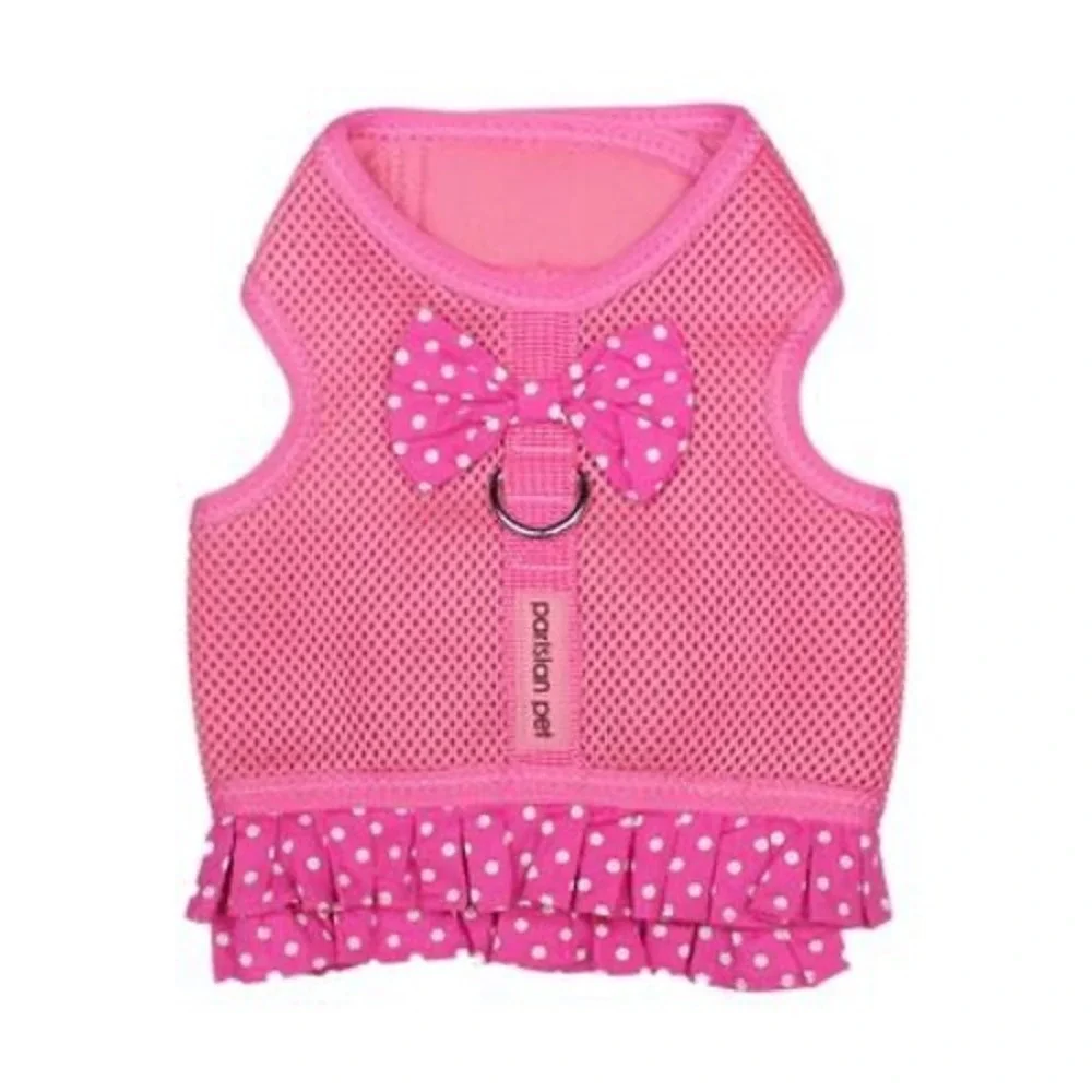 Parisian Pet‎ Polka Dog Harness - Pink - Size L